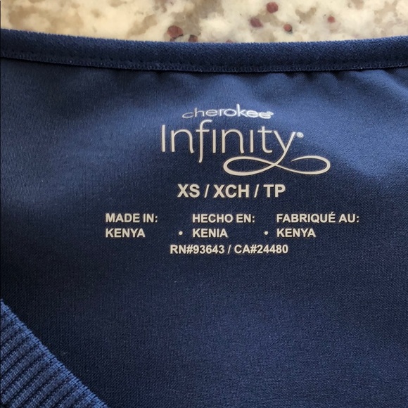 Infinity Cherokee Scrubs Top and Jogger Bottoms - Picture 2 of 7